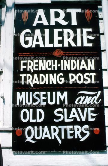 Art Galerie, French -Indian Trading Post, Museum and Old Slave Quarters, Saint Genevieve