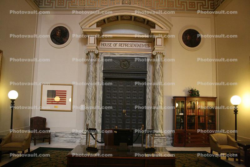 House of Representatives, door, doorway, State Capitol building