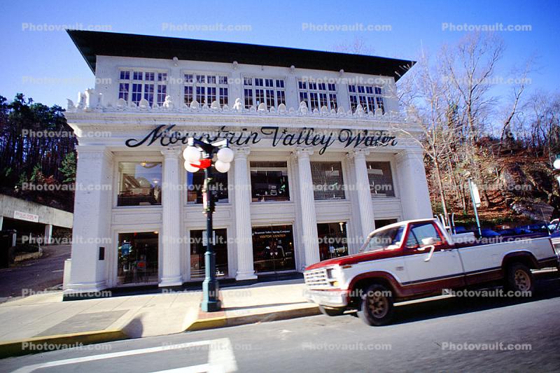 Mountain Valley Water, Pickup Truck, Hot Springs, Garland County, landmark