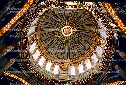 Dome Cieling at State Capitol, Jackson