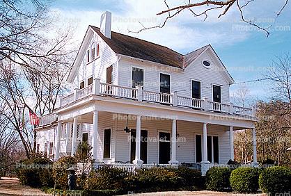 Home, House, Antebellum single family dwelling unit, building, Long Beach, Mississippi