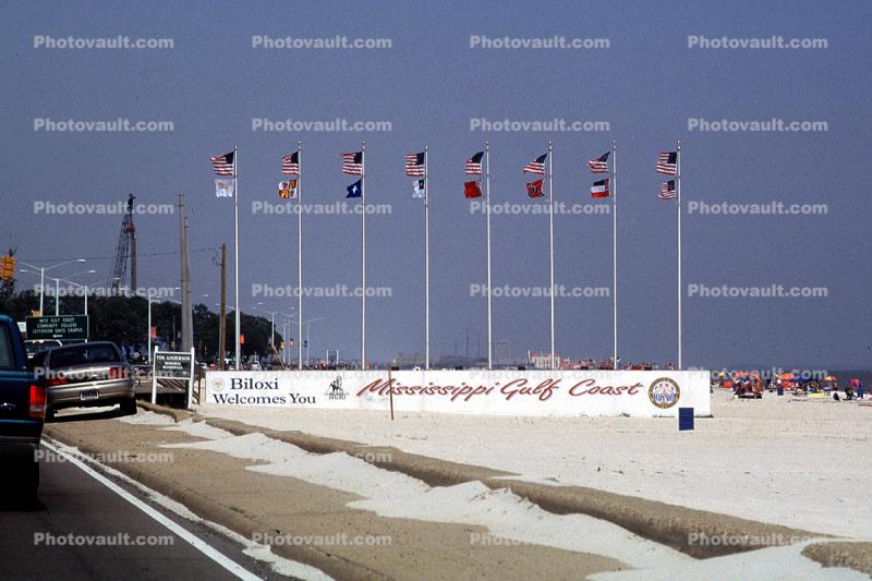 Beach, sand, Biloxi, Mississippi Golf Course, Gulfport