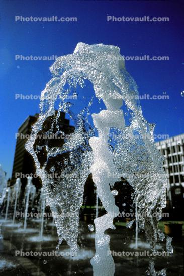 Civic Center Plaza Fountains, splash fountain, Water Fountain, aquatics, 22 October 1993