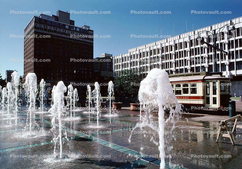 Civic Center Plaza Fountains, splash fountain
