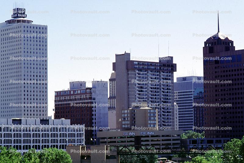 Downtown Skyline, Cityscape, Highrise, 22 October 1993