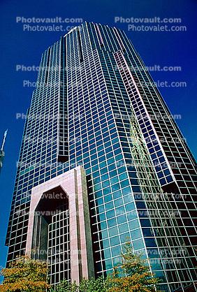 skyscraper, building, abstract, glass, highrise