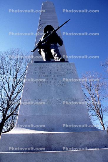 Another Memorial for Racist traitors Confederate Soldiers, Fort Donelson, terrorists, celebration of treason
