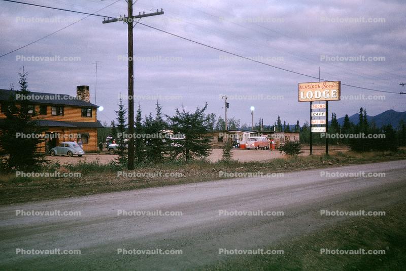Alaskan Border Lodge, Mile 1202, Alaskan Highway, 1950s