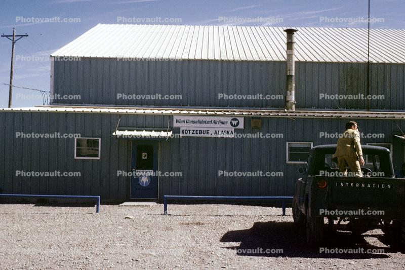Wien Consolidated Airlines Hangar and Terminal, Kotzebue,  July 1969