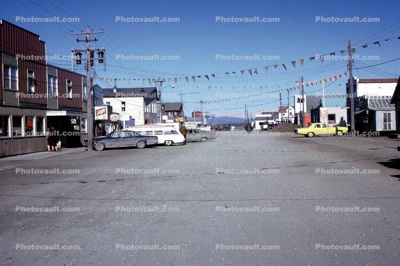 Downtown Nome, Cars, automobile, vehicles