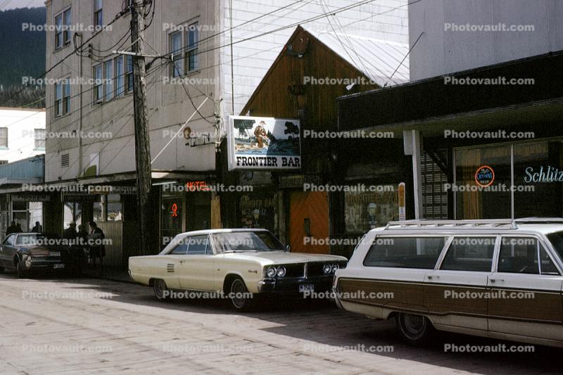 Frontier Bar, Ketchikan, Cars, vehicles, automobiles, 1960s