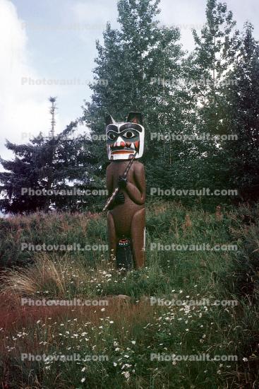 Totem Pole, Ketchikan,  July 1969