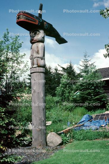 Whale Totem Pole, Kiksadi Totem-Park, Wrangell