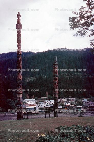 Totem Poles, Shaker Island, Wrangell