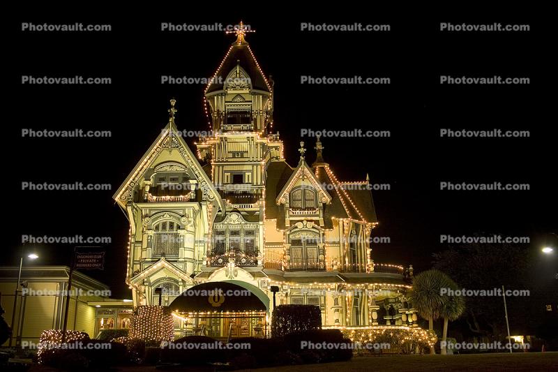 Carson Mansion, New Years Eve 2007