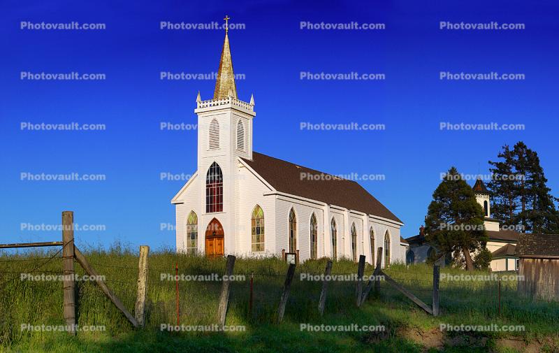 Saint Teresa of Avila Catholic Church, famous landmark, Bodega, Sonoma County