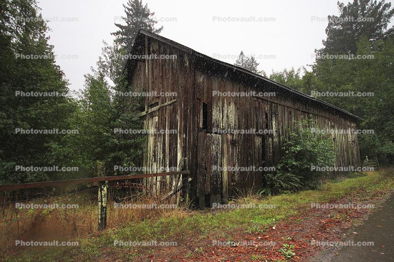 Wooden Barn, Building, Occidental