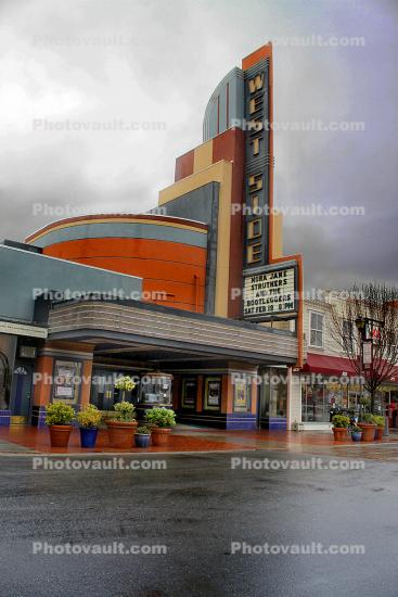 Downtown, City of Newman, Stanislaus County, marquee