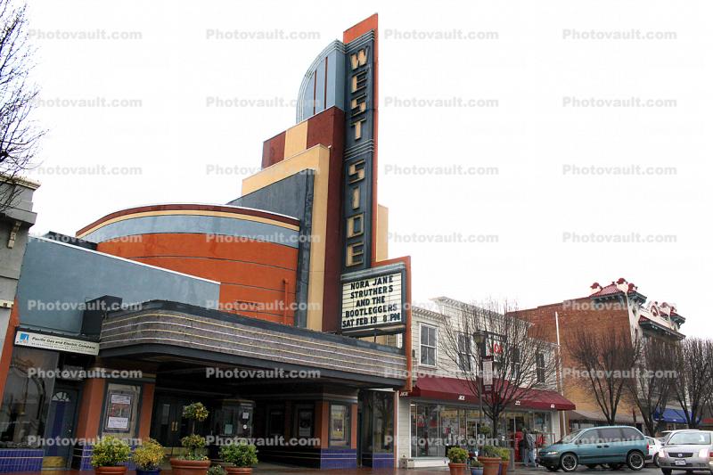 Downtown, City of Newman, Stanislaus County, art deco, marquee