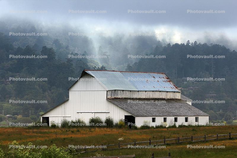Barn building, Point Reyes Station, Marin County