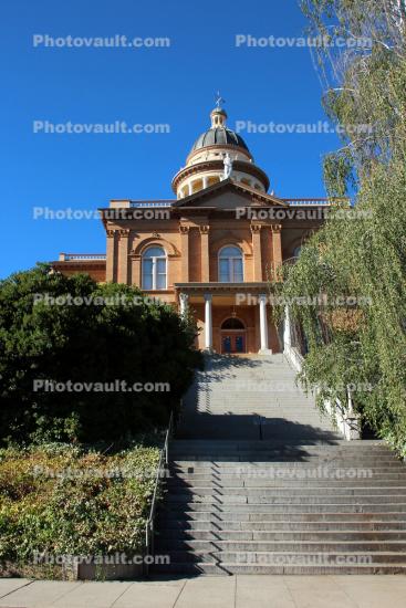 Placer County Courthouse, steps, stairs, landmark building