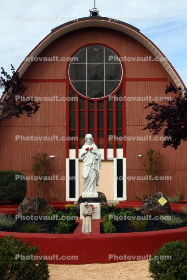 Our Lady of Mount Carmel, Catholic Church, Asti, Sonoma County