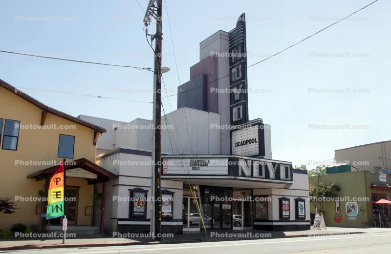 Inyo Movie Theater, building, art-deco