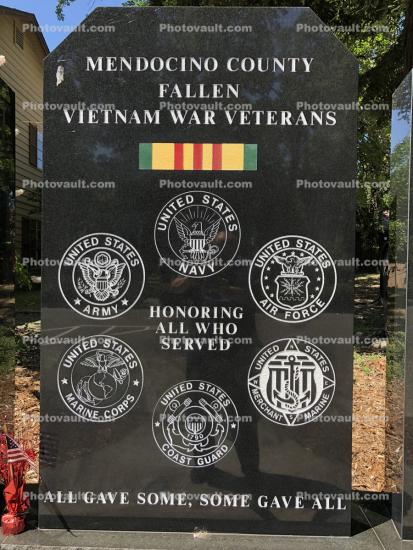 Mendocino County Fallen Vietnam War Veterans Memorial
