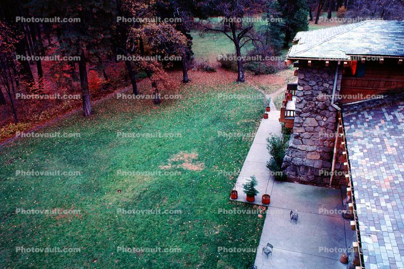 Lawn, Fall Colors, Ahwahnee Hotel, autumn