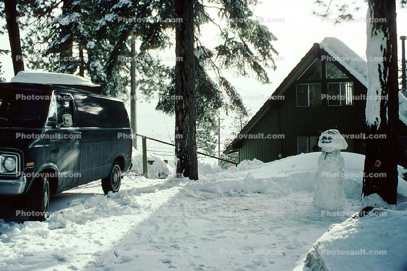 Lake Tahoe Cottage in the Winter, Snow