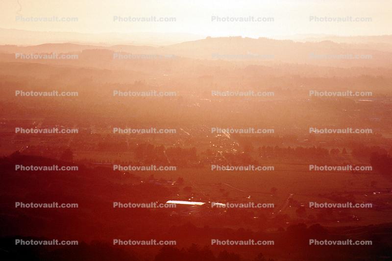 Napa Valley in the morning haze