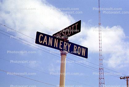 Cannery Row, street sign