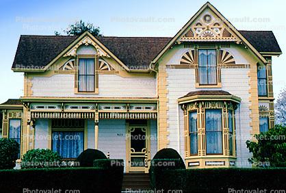 Victorian House, Home, House, Building, Residence