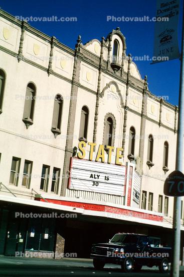 Marquee, State Theatre, Marysville, marquee