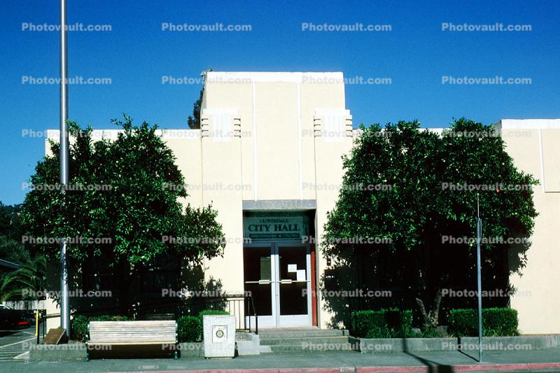 Cloverdale City Hall, building, Sonoma County