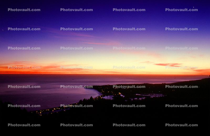 Sunset over Stinson Beach, Bolinas, Marin County