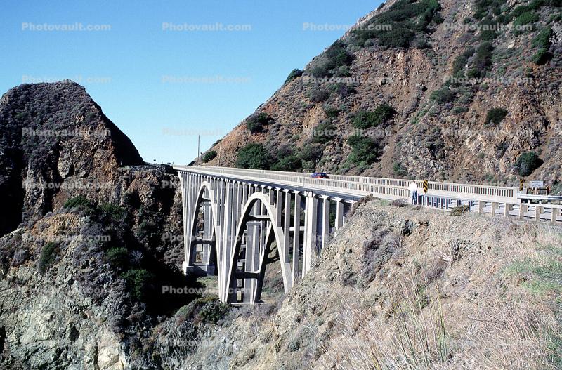 PCH Big Creek Bridge, Big Sur, Pacific Coast Highway-1, Central California Coast, PCH