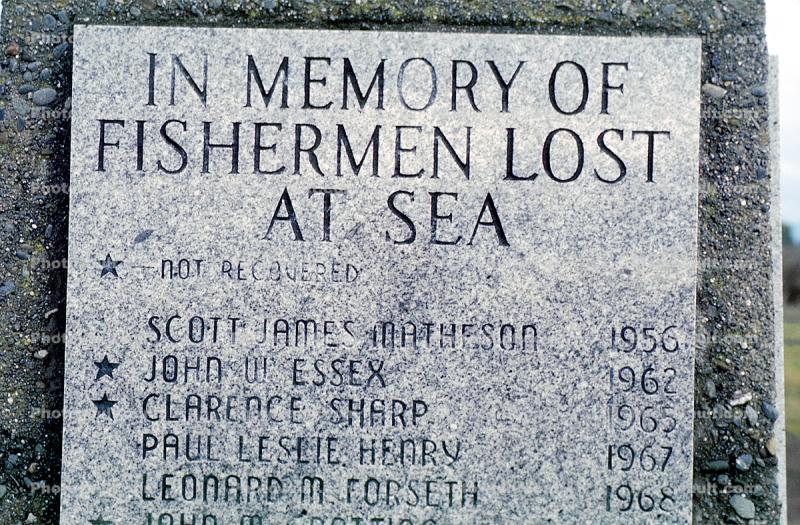 In Memory of Fishermen Lost at Sea