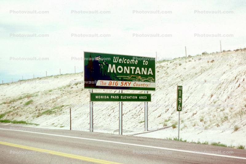 Welcome to Montana, The big Sky State