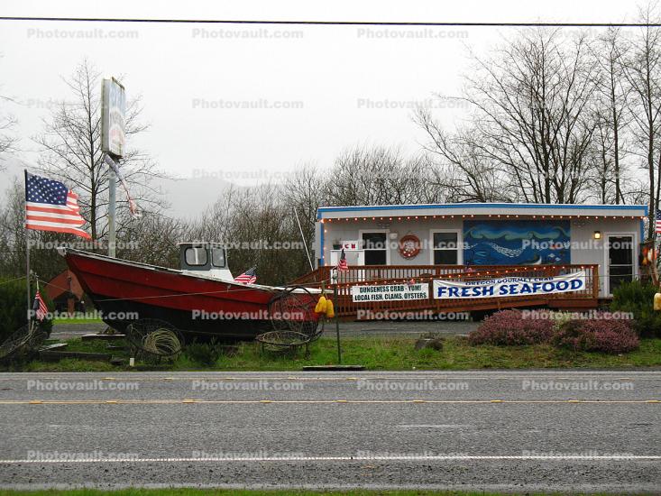 Fresh Seafood, Boat, Tillamook Oregon