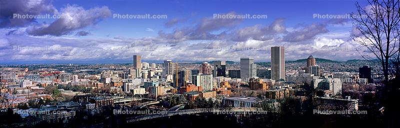 Portland Panorama, Cityscape, skyline, buildings, downtown