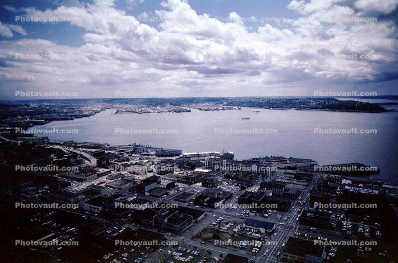 Coastline, Shoreline, Seattle, May 1962, 1960s