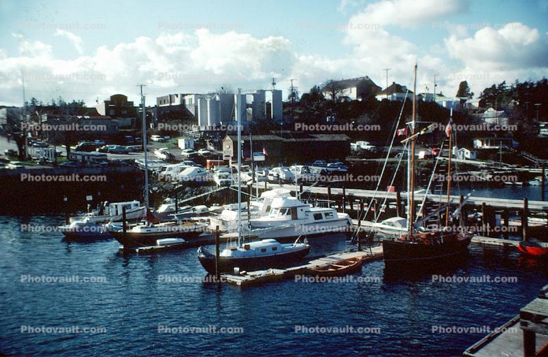 Docks, Harbor, Piers, San Juan Islands, 1978, 1970s
