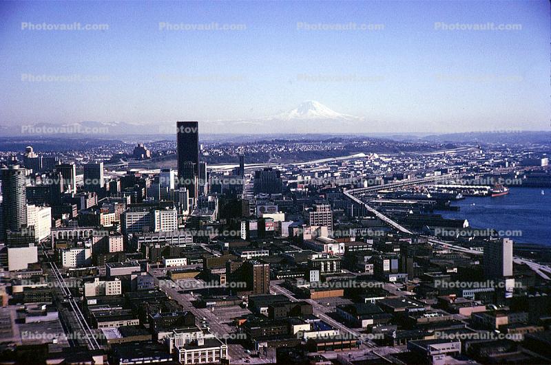 Skyline, buildings, downtown, Waterfront, Seattle