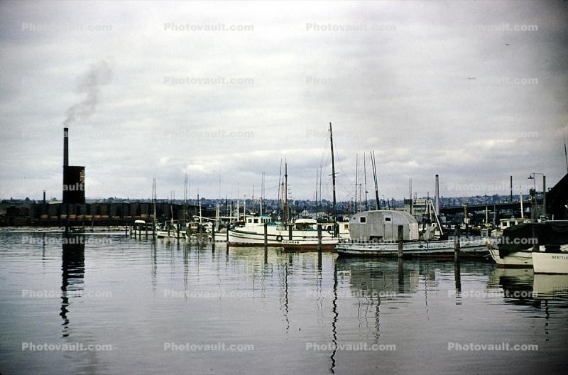 Trailer, Seattle Docks, July 3 1957, 1950s