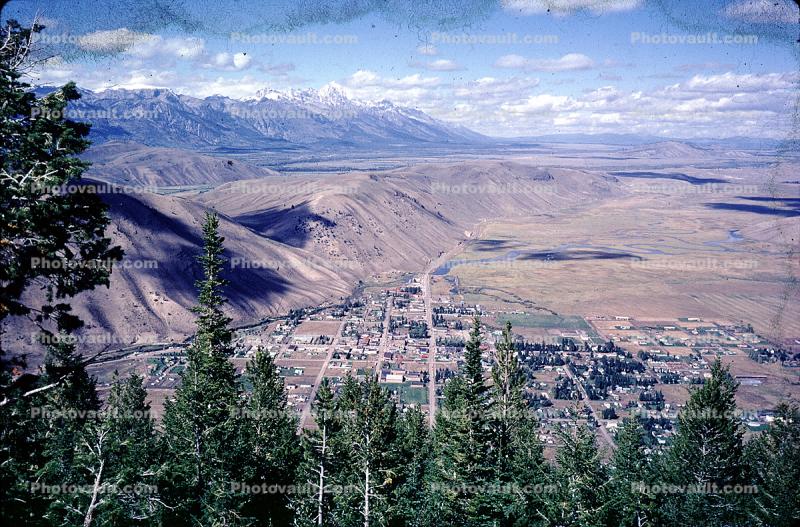 Jackson and the Tetons, town of Jackson, August 1961, 1960s