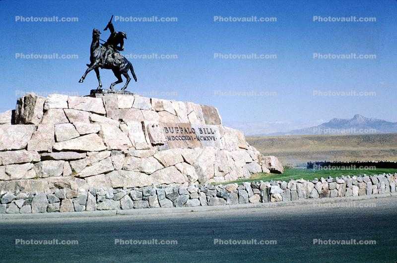 The Scout, Buffalo Bill Statue, Cody, Wyoming, August 1965, 1960s