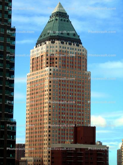 One Worldwide Plaza, Commercial offices Highrise building, Pyramid rooftop, Manhattan