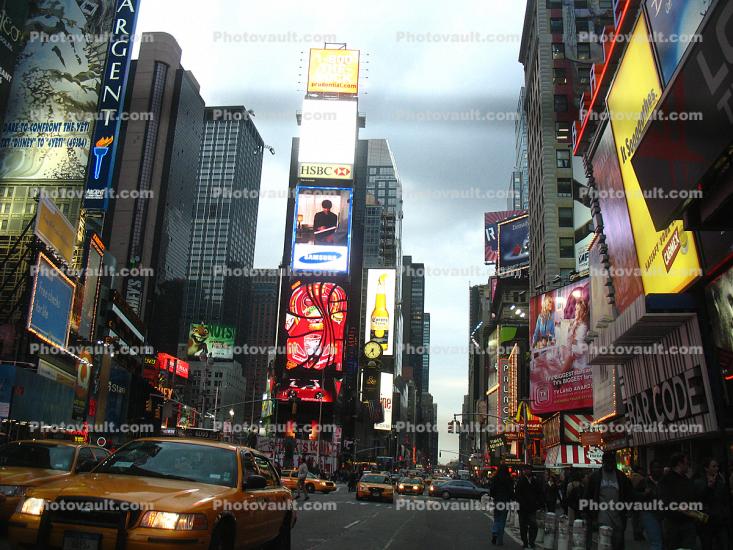 Times Square, Twilight, Dusk, Dawn
