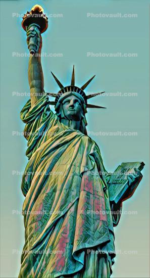 Liberty as She Be, Abstract